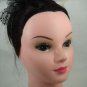 Bridal Feather Bow peacock Pheasant Blue Headband HR87