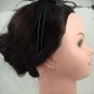 Bridal Feather Bow peacock Pheasant Blue Headband HR87