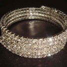 Bridal 5 rows Rhinestone Stretch Bracelet Armlet BR191