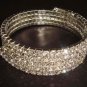 Bridal 5 rows Rhinestone Stretch Bracelet Armlet BR191