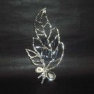 Bridal Rhinestone Leave Wedding Hair Tiara Comb RB421