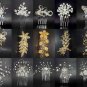 Bridal Rhinestone Leave Wedding Hair Tiara Comb RB421