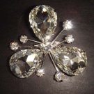 Bridal Bling Vintage style Rhinestone Brooch pin PI300