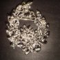 Bridal wreath Vintage style Rhinestone Brooch pin Pi269