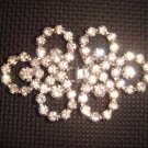 Dress Crystal Rhinestone clasp hook buckle button BU09