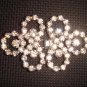 Dress Crystal Rhinestone clasp hook buckle button BU09