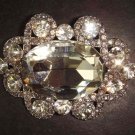 Bridal dress Vintage style Rhinestone Brooch pin PI279