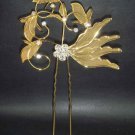Bridal Crystal Rhinestone Flower Hair pin Hairpin RP78