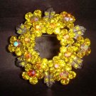 Bridal Crystal Wreath Rhinestone Brooch pin PI118