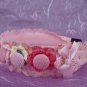 Bridal Flower girl Red Crochet Hair Headband HR119