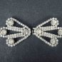 Vintage Style Rhinestone clasp hook buckle button BU18
