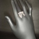 Bridal Stretchy Crystal Cocktail Rhinestone Ring R24