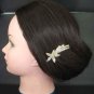 BRIDAL FLOWER WEDDING RHINESTONE HAIR TIARA COMB RB79