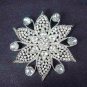 Bridal dress cake Flower Rhinestone Brooch pin Pi420