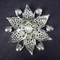Bridal dress cake Flower Rhinestone Brooch pin Pi420