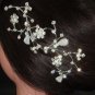 Bridal Crystal Rhinestone Flower Hair tiara Comb RB60