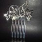 Bridal flower Crystal tiara rhinestone hair comb RB150