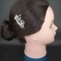 Bridal flower Crystal tiara rhinestone hair comb RB150