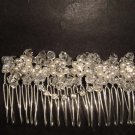 Bridal Rhinestone Faux Pearl Hair Tiara Comb RB427