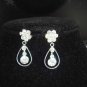 Bridal Rhinestone Bracelet necklace earring Set NR150