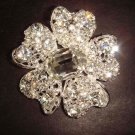 Bridal Flower Crystal cake  Rhinestone Brooch pin Pi329