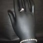 Bridal 5 row rhinestone bracelet necklace earring NR213