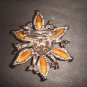 Bridal Crystal Vintage style Rhinestone Brooch pin PI64