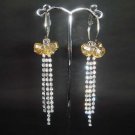 Bridal 3 row Chandelier Rhinestone Earring ER103