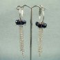 Bridal 3 row Chandelier Rhinestone Earring ER103