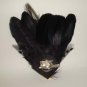 Bridal Peacock Feather Rhinestone Hair Brooch pin PI395