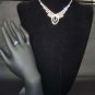 Bridal rhinestone bracelet ring necklace earring NR217