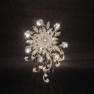 Bridal Rhinestone crystal Faux Pearl tiara Comb RB430