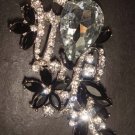 Bridal dress vintage style Rhinestone Brooch pin Pi295