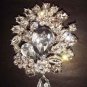Bridal Dress Vintage style Rhinestone Brooch pin PI260