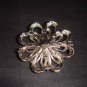 Bridal Crystal Faux Pearl Rhinestone Brooch pin PI349B