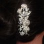 Bridal Rhinestone leaf Crystal Hair tiara Comb RB116
