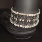 Bridal Crystal Rhinestone Bangle rhombus Bracelet BR157