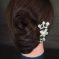 Bridal Rhinestone Flower Crystal Hair tiara Comb RB286