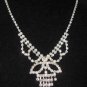 Bridal Crystal Rhinestone necklace earring Set NR75