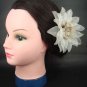 Wedding Prom Party Organza silk flower pin clip 5" BA22