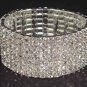 7 row Bridal Wedding Rhinestone Bracelet BR15 UPS