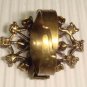 Brown Bridal Vintage style Rhinestone Cocktail Ring R05