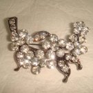 Bridal Flower bling crystal Rhinestone Brooch pin Pi334