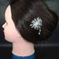 Butterfly Bridal crystal Rhinestone Hair Comb RB168