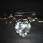 Bridal Heart Vintage style Rhinestone Brooch pin Pi351