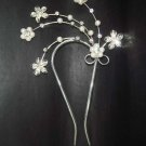Bridal Faux Pearl rhinestone Hairpin hair pin RP38