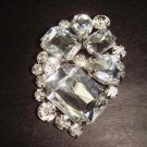 Bridal bling Vintage style Rhinestone Brooch pin PI341