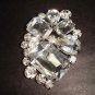 Bridal bling Vintage style Rhinestone Brooch pin PI341
