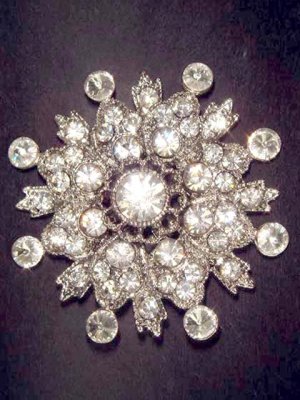 5 pcs Wedding Vintage style Rhinestone Brooch pin PI59