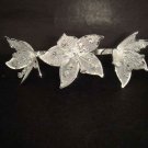 Bridal Rhinestone Flower Crystal Hair tiara Comb RB354